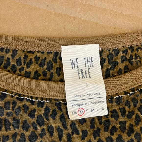 Free People Printed Clare Tee XS - Picture 7 of 8